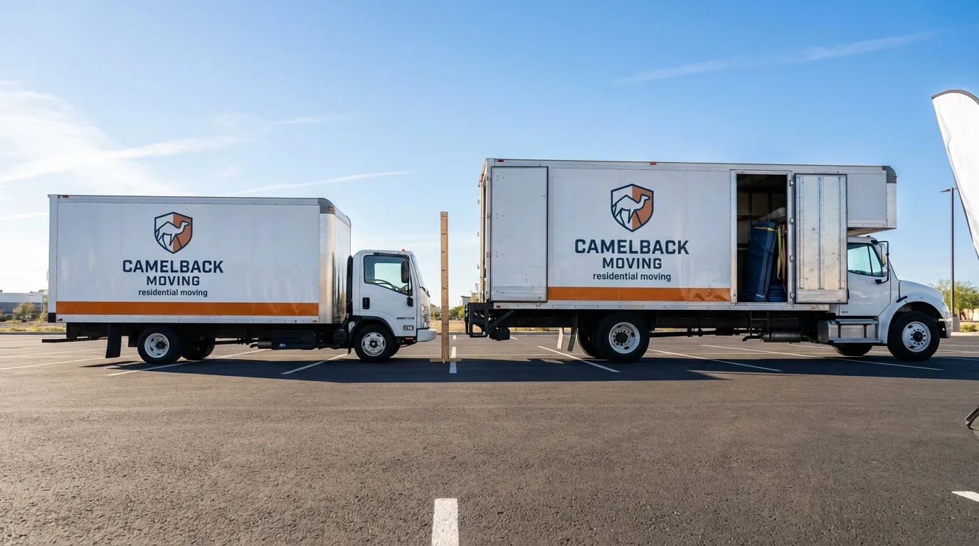 Moving truck size capacity guide in Florissant